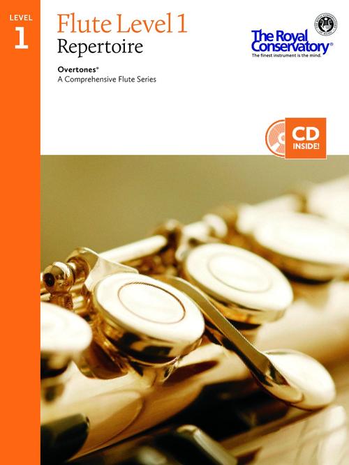 RCM Overtones Series - Flute Repertoire (w/CD), Level 1