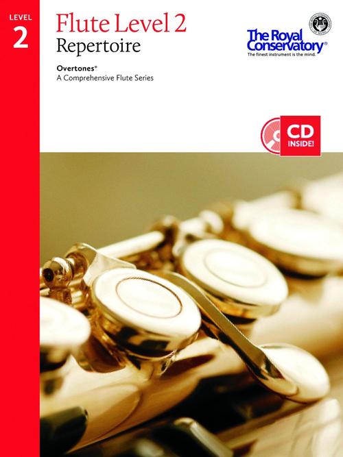 RCM Overtones Series - Flute Repertoire (w/CD), Level 2