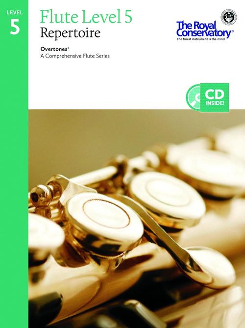 RCM Overtones Series - Flute Repertoire (w/CD), Level 5