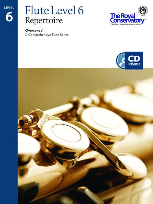 RCM Overtones Series - Flute Repertoire (w/CD), Level 6