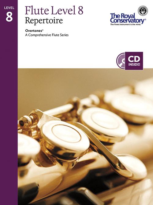 RCM Overtones Series - Flute Repertoire (w/CD), Level 8
