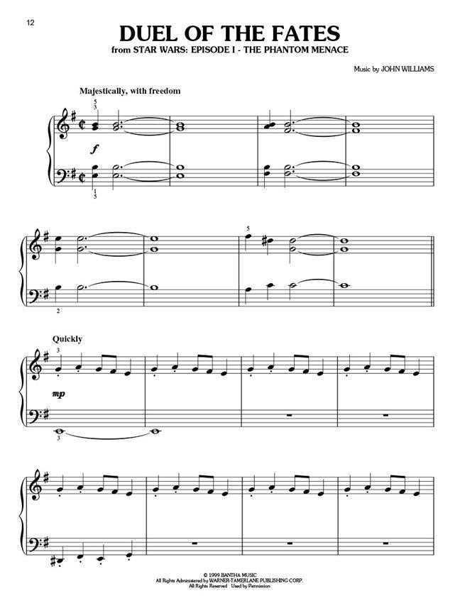 Star Wars (Easy Piano w/CD)