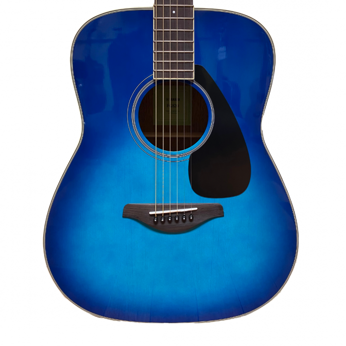 Yamaha FG820 Spruce Top Acoustic Guitar - Sunset Blue – Granata Yamaha FG820 Spruce Top Acoustic Guitar - Sunset Blue – Granata