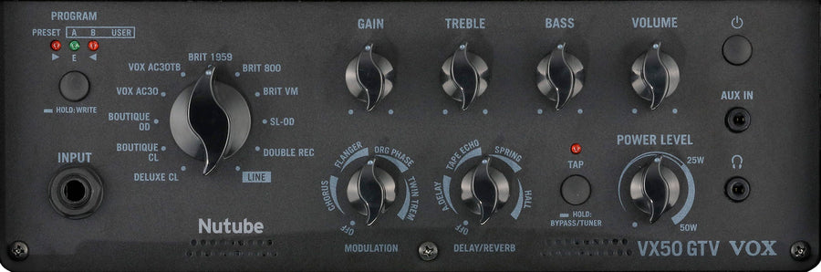 Vox VX50 GTV Modeling 50W Combo Amplifier