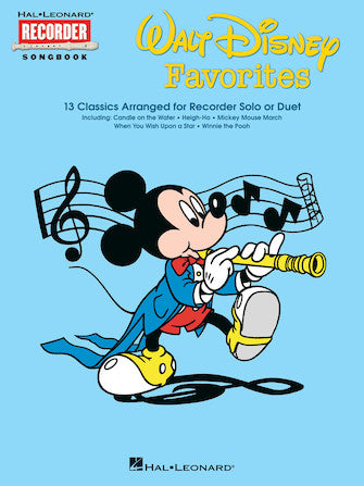 Walt Disney Favorites - Hal Leonard Recorder Songbook Series (Recorder)