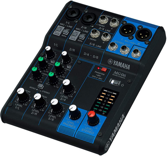 Yamaha MG06 6-Channel Mixer