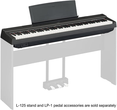 Yamaha P-125aB 88-Key Digital Piano - Black
