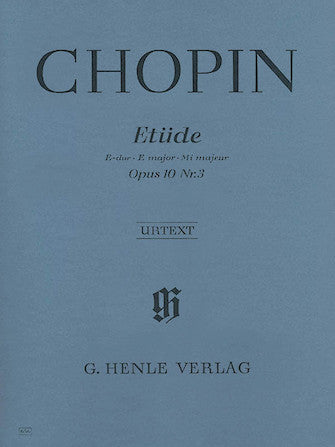 Chopin, Frederic - Etude in E Major Op. 10, No. 3 (Piano Solo)