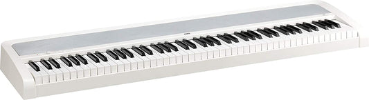B2N 88-Key Digital Piano with Light Touch Action and Speakers - White