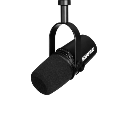 SHURE MV7 Podcast Microphone - Black