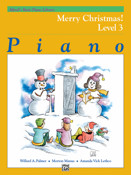 Alfred's Basic Piano Library Piano - Merry CHristmas! Level 3