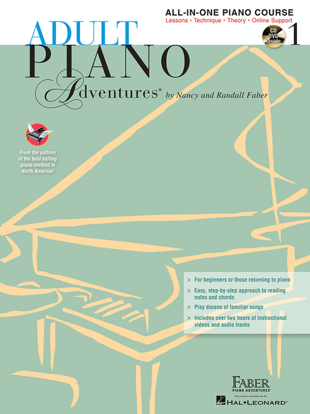 Adult Piano Adventures - All-In-One Lesson Book, Level 1 (w/CD)
