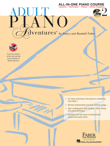 Adult Piano Adventures - All-In-One Lesson Book, Level 2 (w/CD)