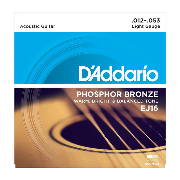 D'Addario EJ Phosphor Bronze Acoustic Guitar Strings