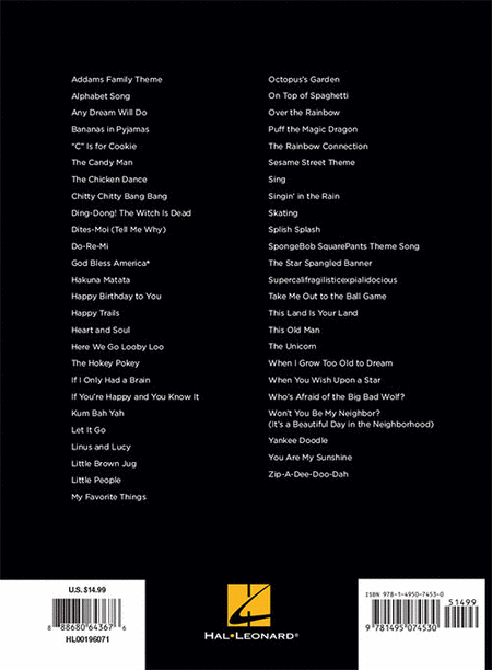 HL First 50 Kids' Songs - Piano