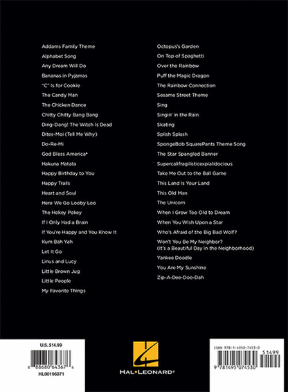 HL First 50 Kids' Songs - Piano