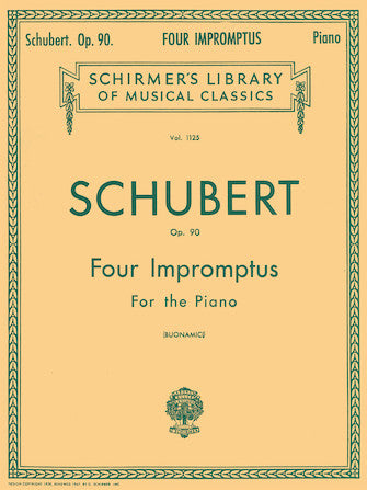 Schubert - 4 Impromptus, Op. 90 (Piano Solo)