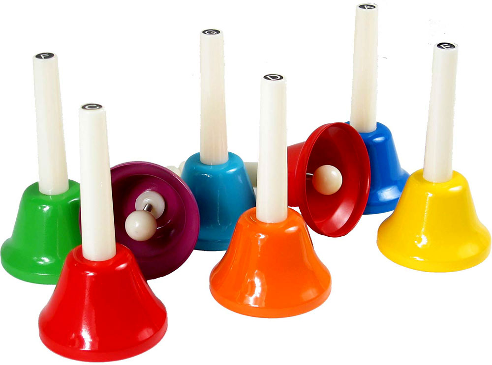 Coloured musical bells