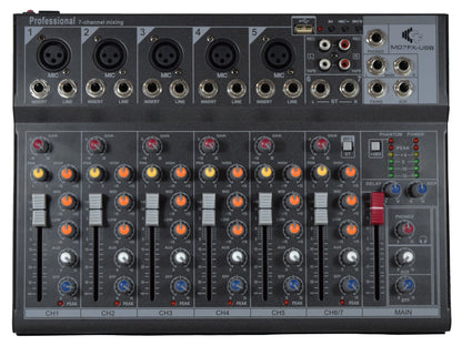 GRF M SERIES - M07FX-USB - 7 CHANNEL MIXER WITH EFFECTS