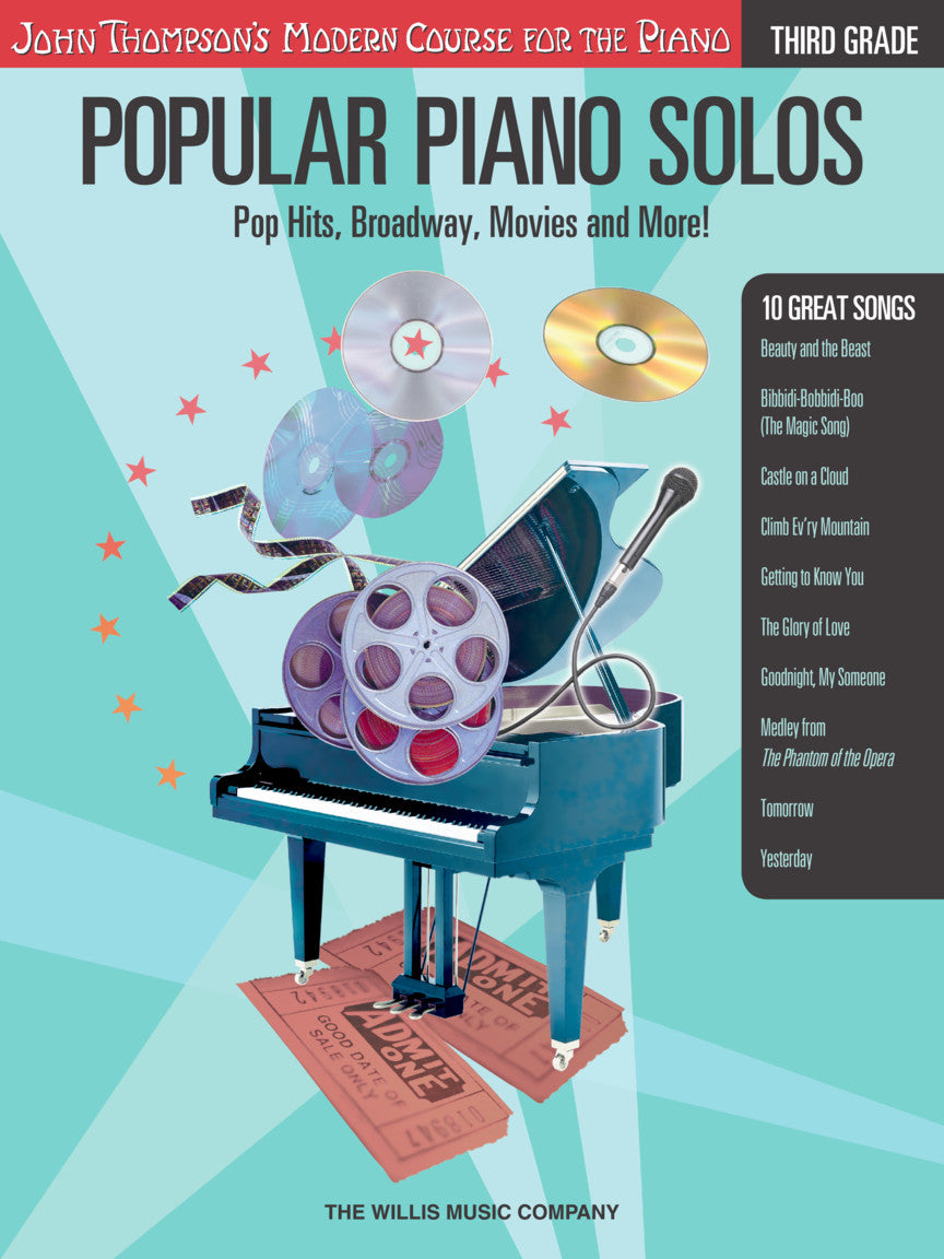 Popular Piano Solos, Third Grade w/CD (Easy Piano)