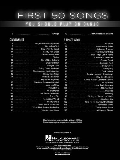 First 50 Songs You Should Play on Banjo