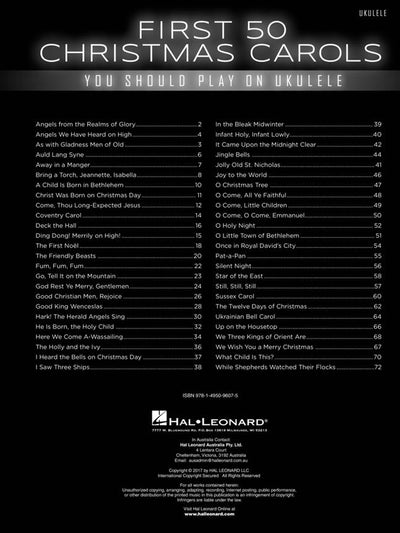 First 50 Christmas Songs You Should Play on Ukulele