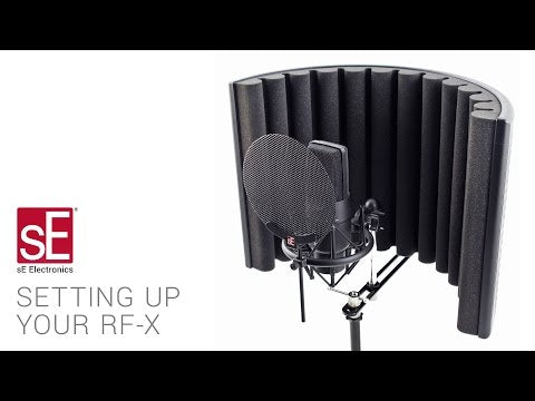 Load video: sE Electronics RF-X Refelexion Filter