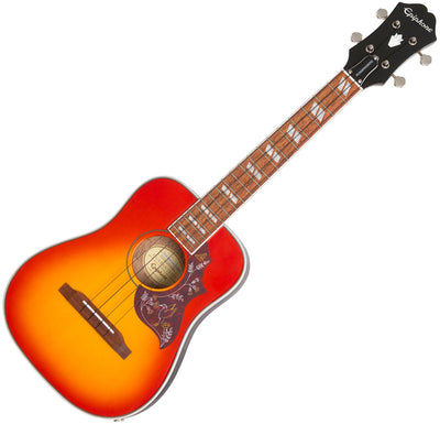 Epiphone Hummingbird Tenor Ukulele - Faded Cherry