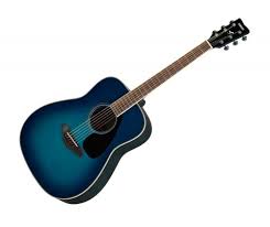 Yamaha FG820 Spruce Top Acoustic Guitar - Sunset Blue