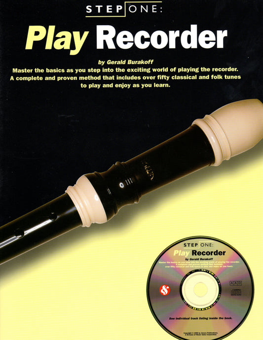 Step One: Play Recorder (w/CD) - Canada