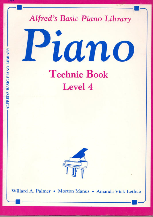 Alfred's Basic Piano Course - Technic Book, Level 4 - Canada
