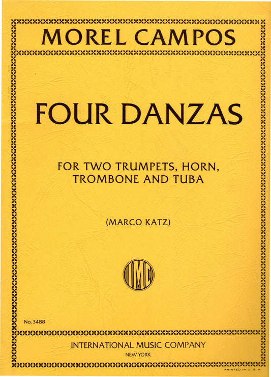 Juan Morel Campos - Four Danzas for 2 Trumpets, Horn, Trombone & Tuba - Canada