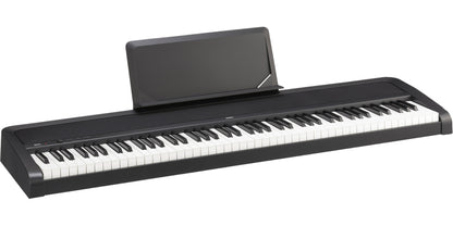 B2N 88-Key Digital Piano with Light Touch Action and Speakers - Black
