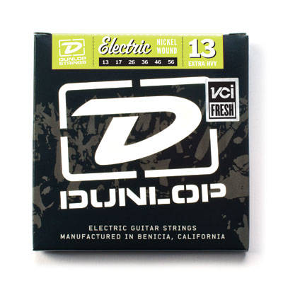 Cordes électriques Dunlop Extra-Heavy 13-56