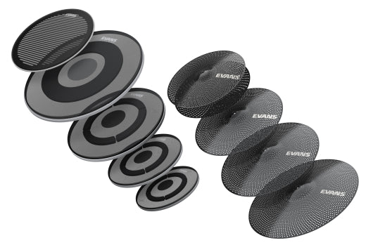 Evans dB One Drum Head Rock Pack and dB One Cymbals Pack