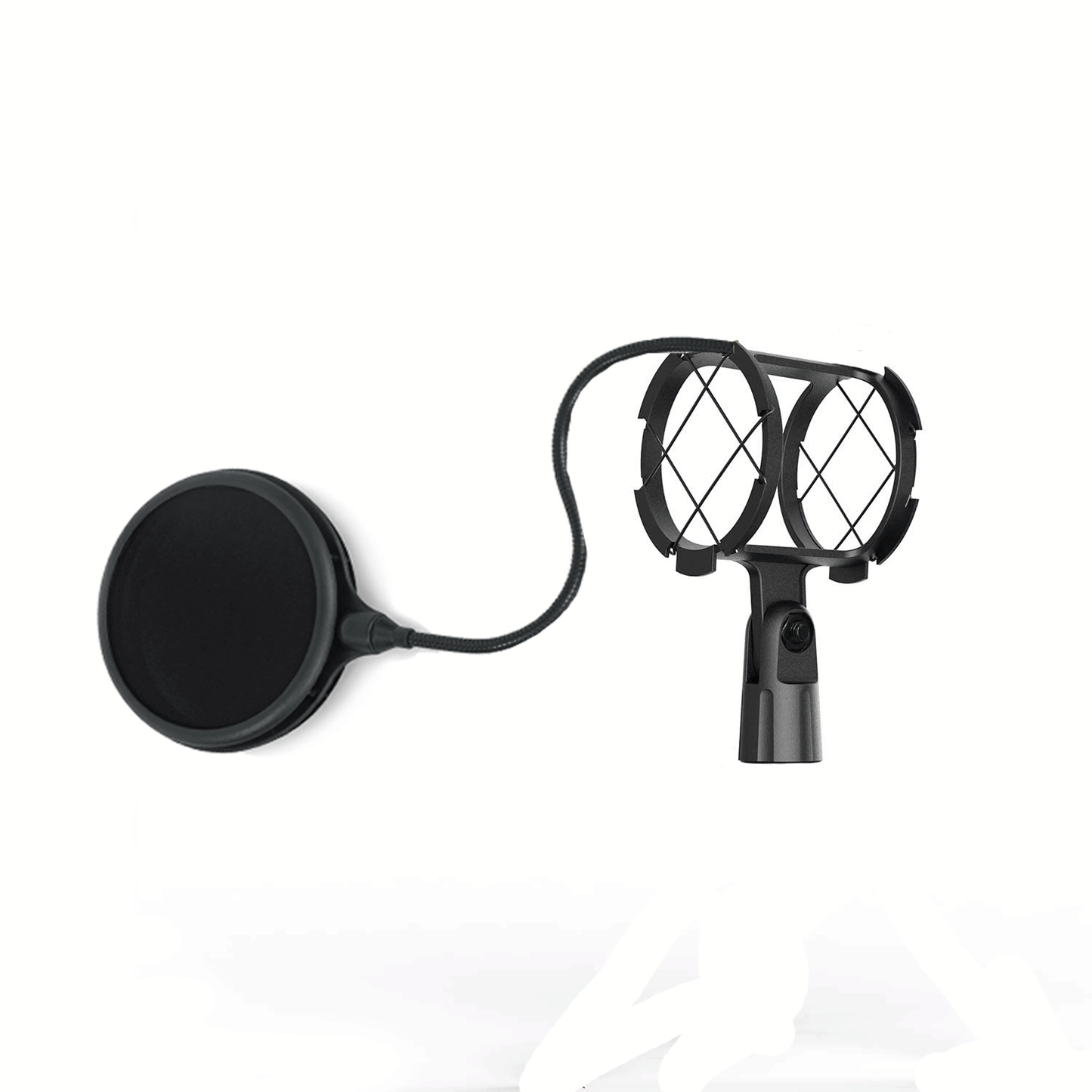 Dynamic Microphone Shock Mount With Pop Filter