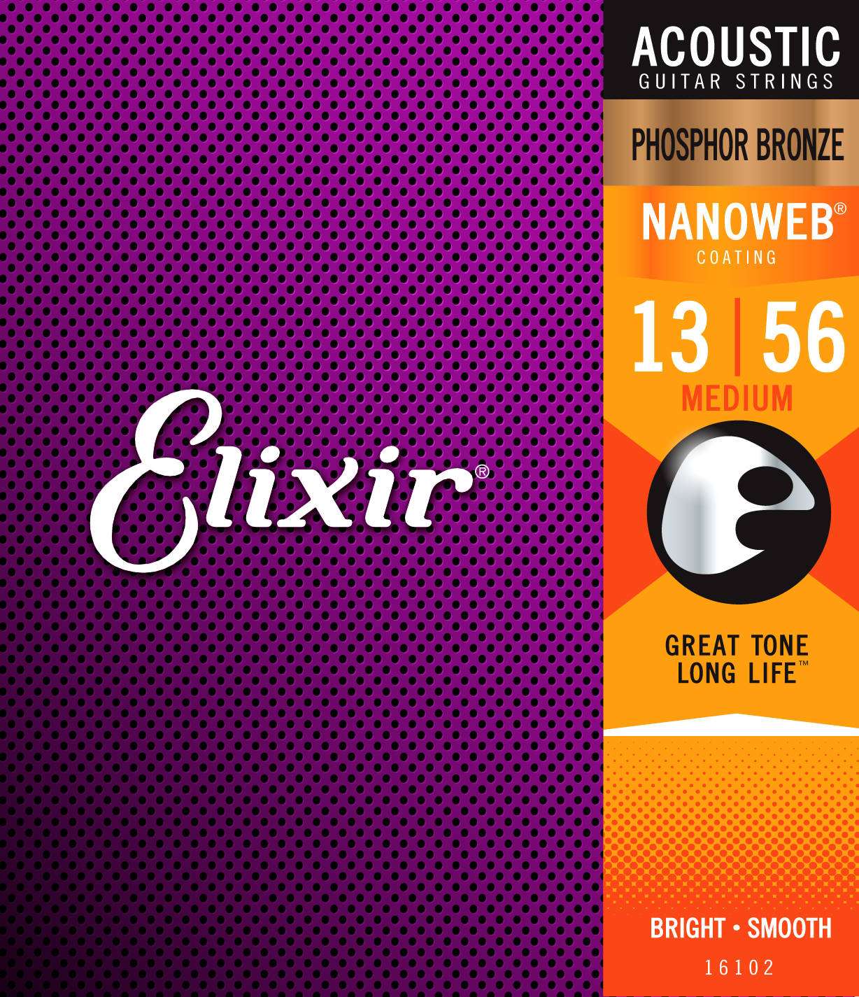 Elixir Nanoweb Phosphor Bronze Acoustic Strings