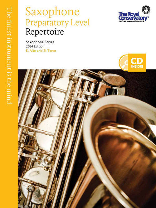 RCM Saxophone - Repertoire, Preparatory Level