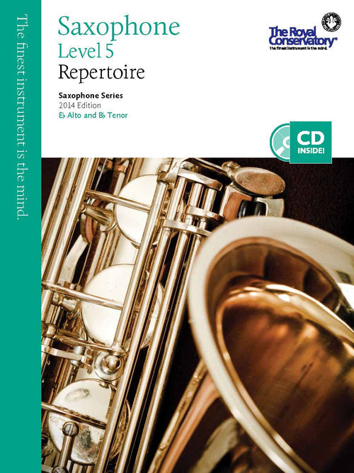 RCM Saxophone - Repertoire (w/CD), Level 5