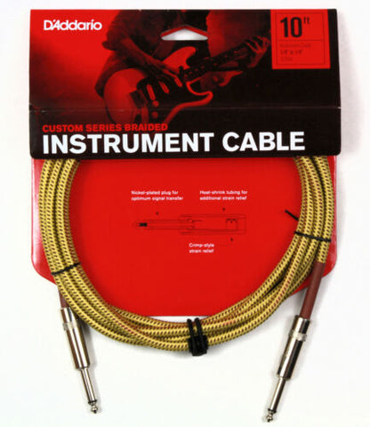 D'Addario 10 ft Instrument Cable