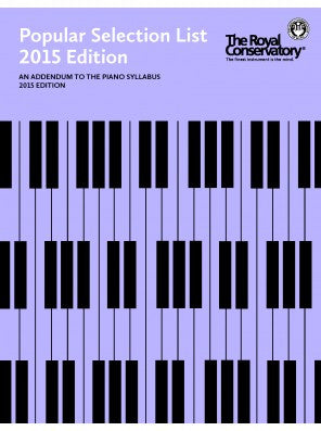 RCM Popular Selection List - 2015 Edition - Canada