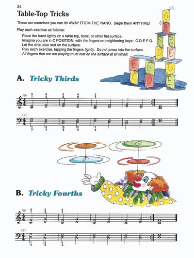 Alfred's Prep Course - Technic Book (Level E) For the Young Beginner