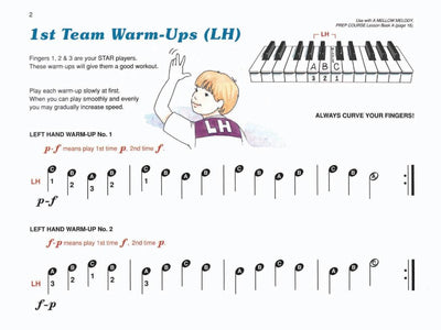 Alfred's Prep Course - Technic Book (Level A) For the Young Beginner