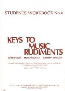 Keys to Music Rudiments - Students' Workbook No. 4 - Canada