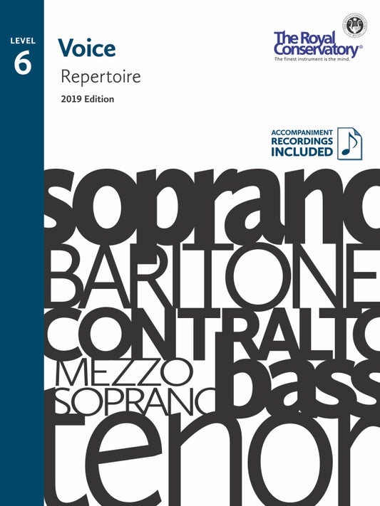 RCM Resonance Series - Voice Repertoire, Level 6