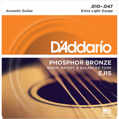 D'Addario EJ Phosphor Bronze Acoustic Guitar Strings | All Gauges