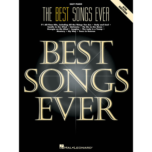 The Best Songs Ever, 6th Edition (Easy Piano)