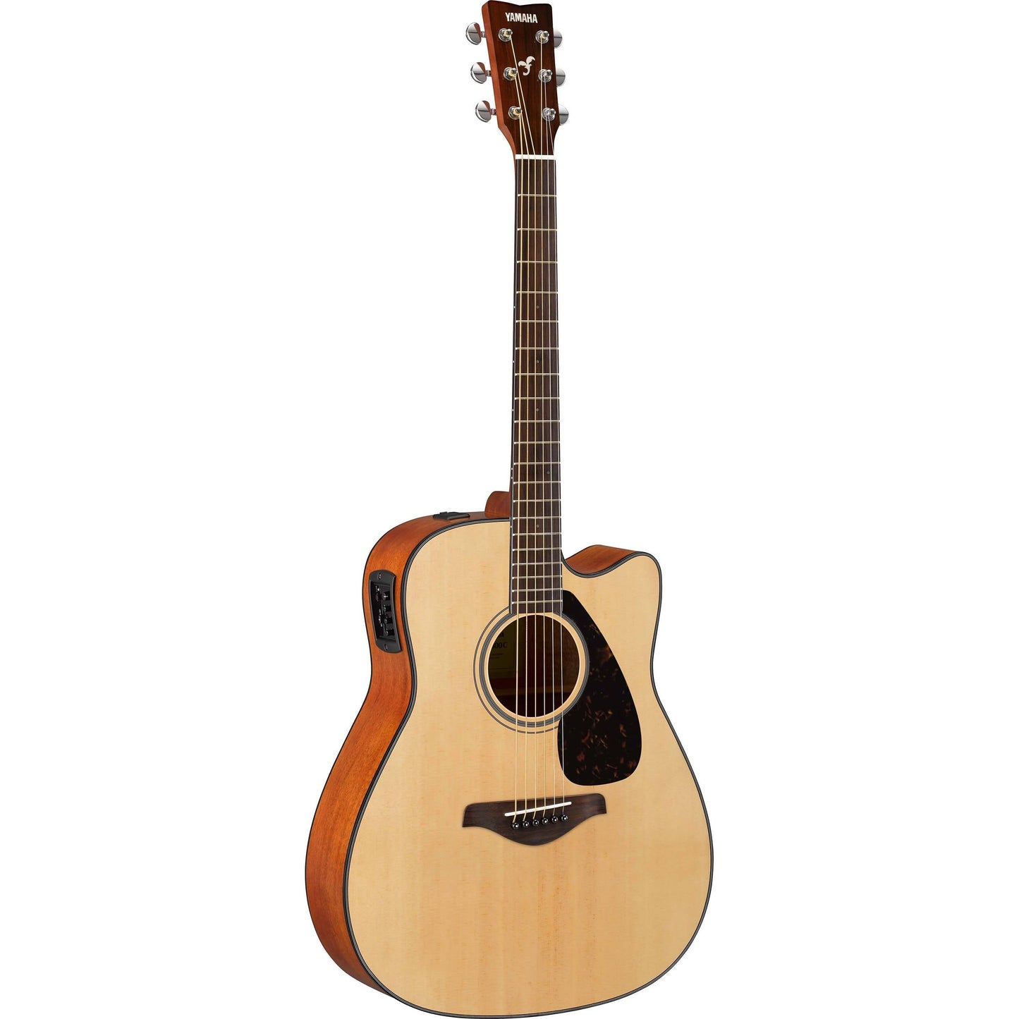 Yamaha FGX800C Solid Spruce Top Dreadnought Acoustic Guitar w/ Electronics - Sand Burst