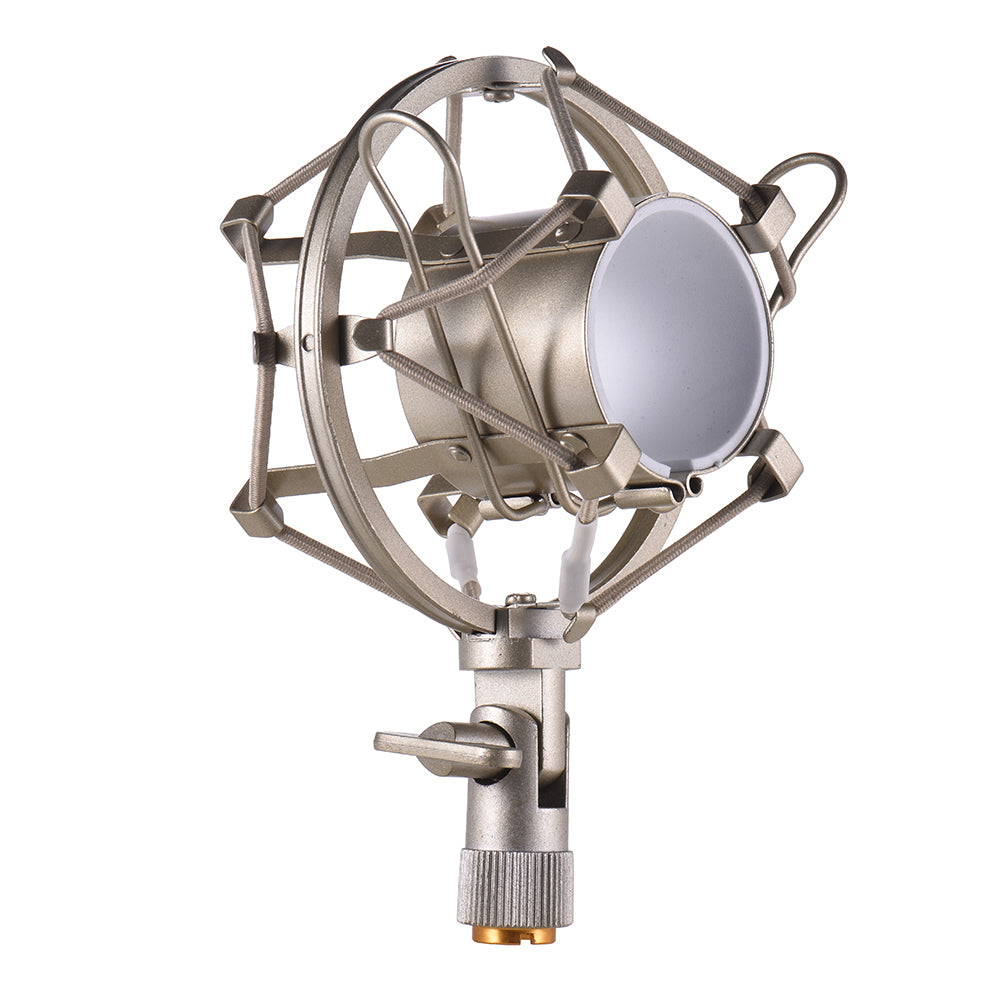 Suspension antichoc pour microphone à condensateur en métal